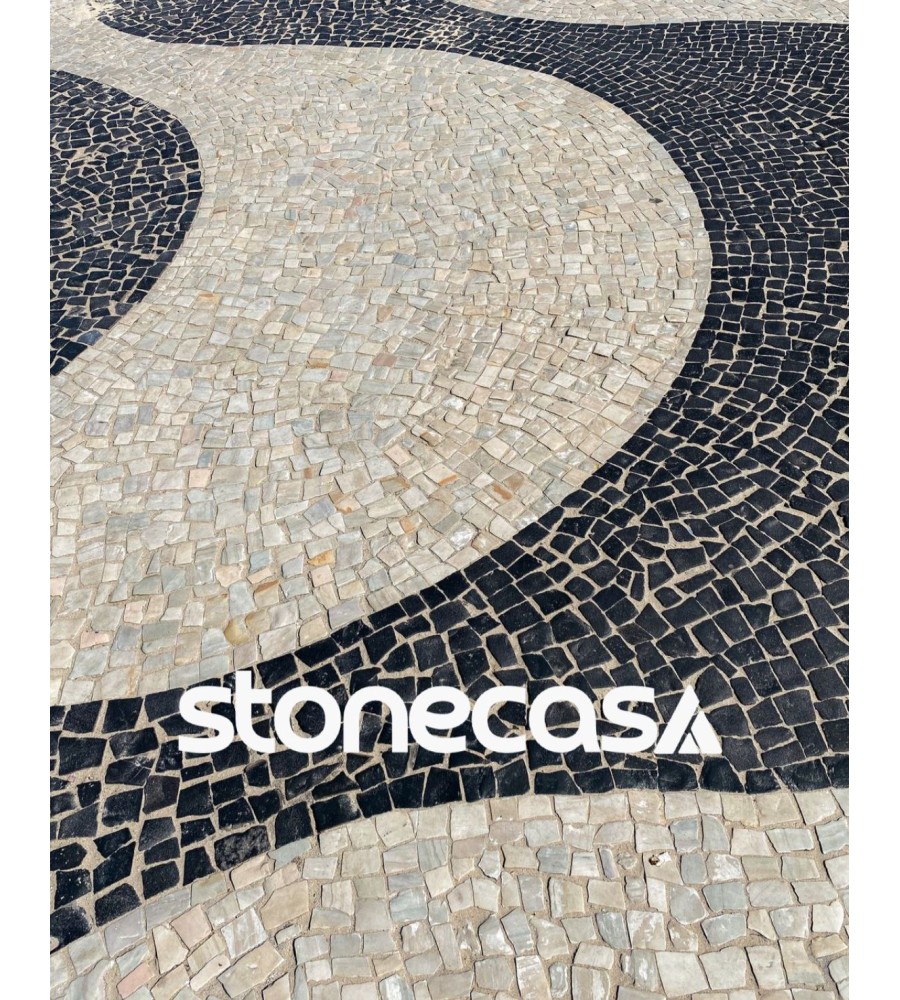 Calçadão de Copacabana e Pedras Portuguesas